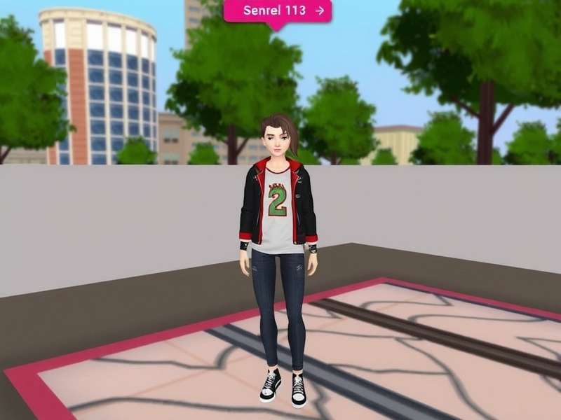 IMVU avatar customization screen showing multiple options