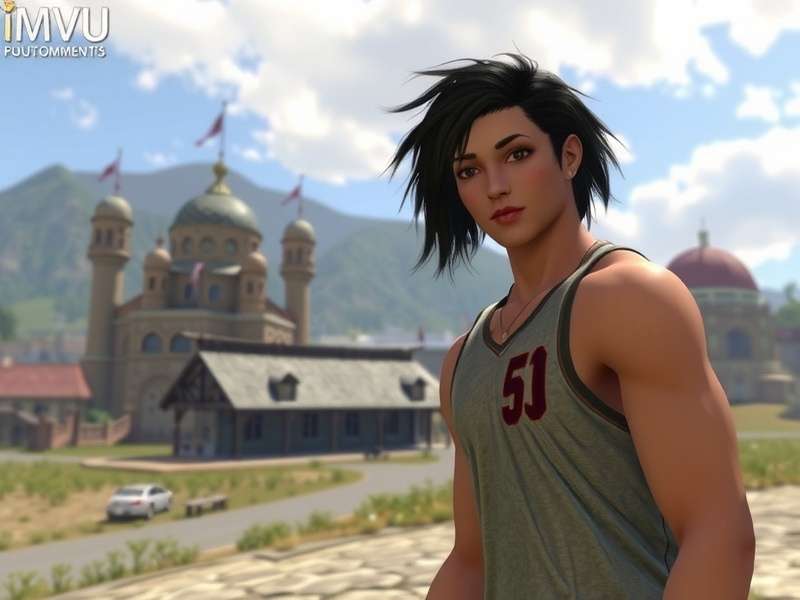 IMVU PC client interface showing avatar customisation