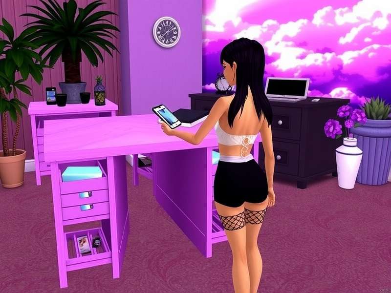 Screenshot of the latest IMVU update interface showing new features