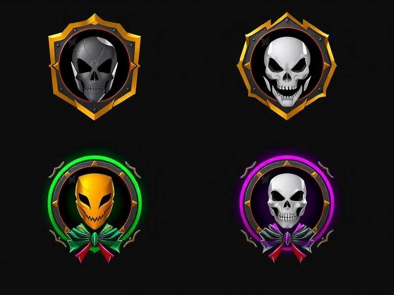 Collection of IMVU Badges displayed on a virtual interface