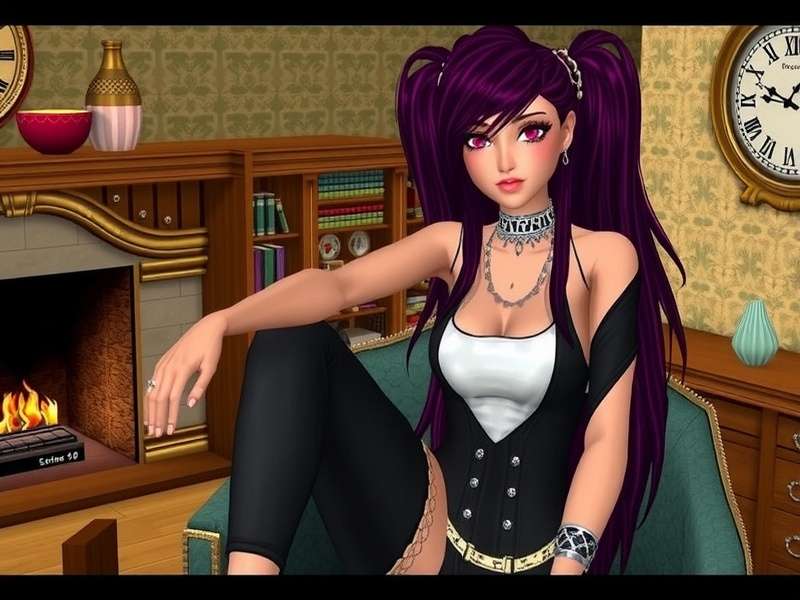 Imvu Classic Mac interface showing avatar customization on a Mac desktop