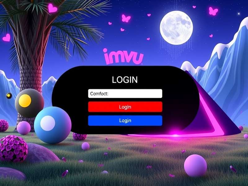 IMVU Classic Client running on a Windows PC with vibrant avatar customisation interface