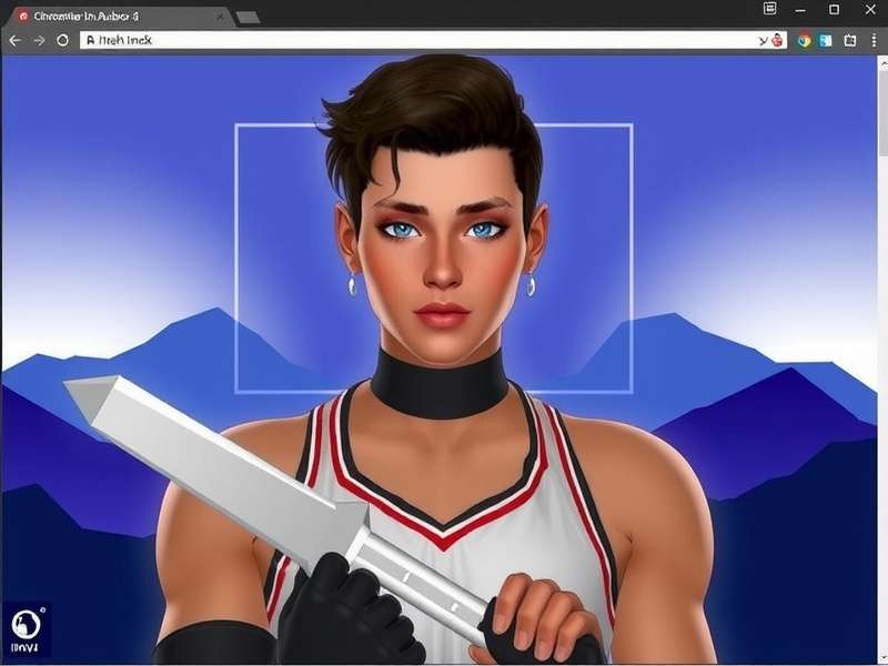 Chromebook and smartphone showing IMVU side by side