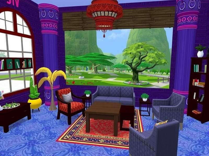 Diagram showing effective layout for an IMVU Horacultural Room with zones marked