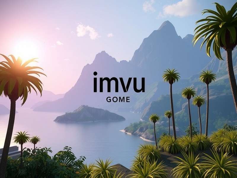 Person using IMVU Creator Studio on a desktop