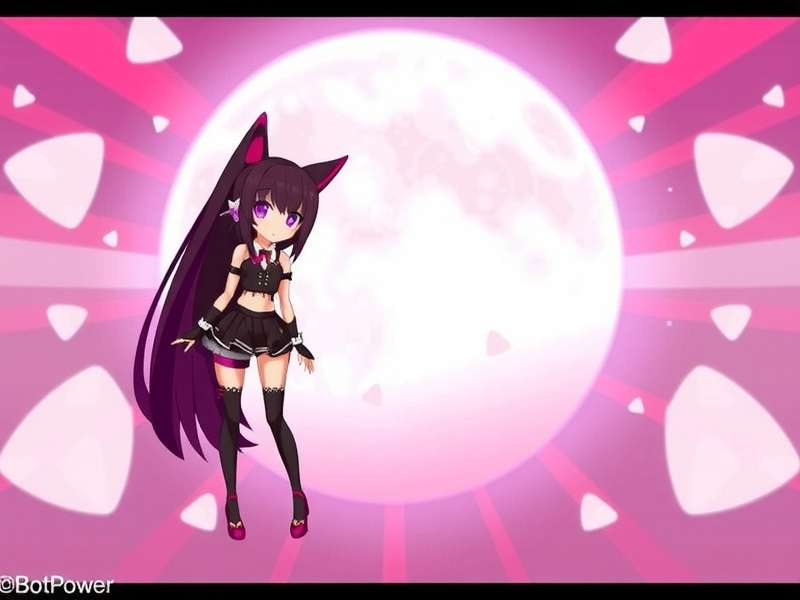 A futuristic digital avatar creation interface symbolising IMVU's Botpower concept