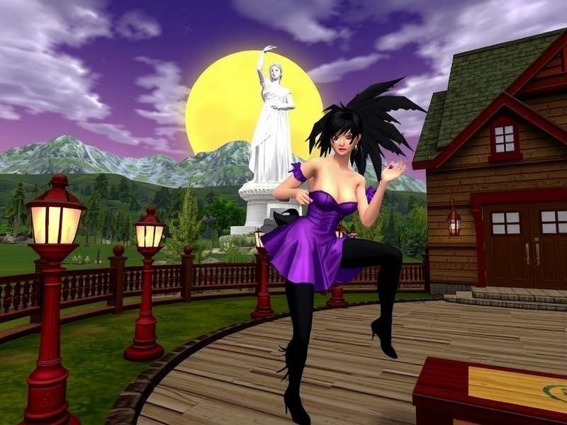 IMVU Classic client running smoothly on a MacBook Pro with a detailed avatar customisation interface visible