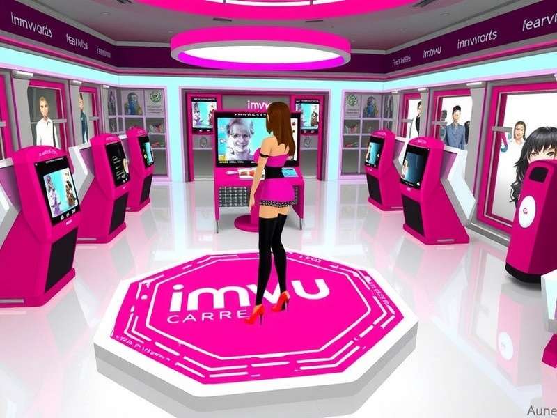 IMVU Studio interface showing 3D modeling tools