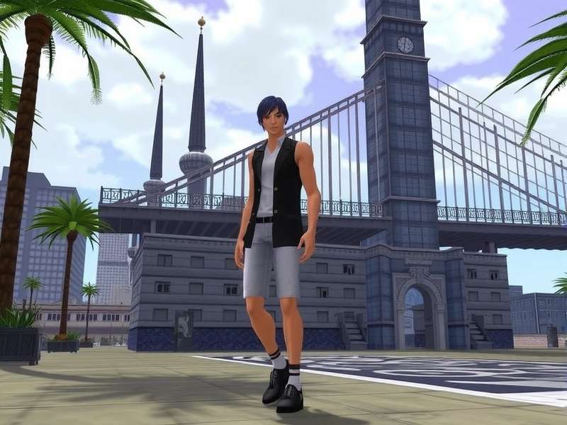 A vibrant digital avatar creation screen showing detailed customisation options