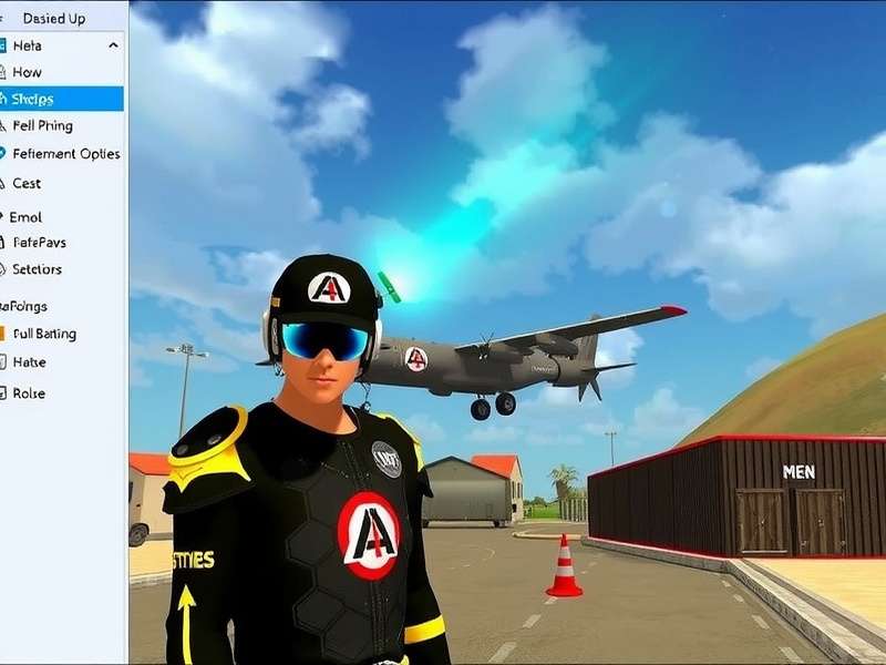 IMVU download page on an HP laptop screen