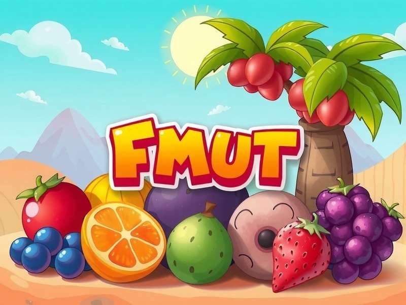 A vibrant virtual garden in IMVU showing various fruits ready for harvest