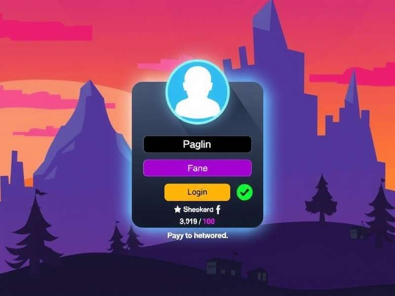 IMVU Avatar Login Screen on a Computer