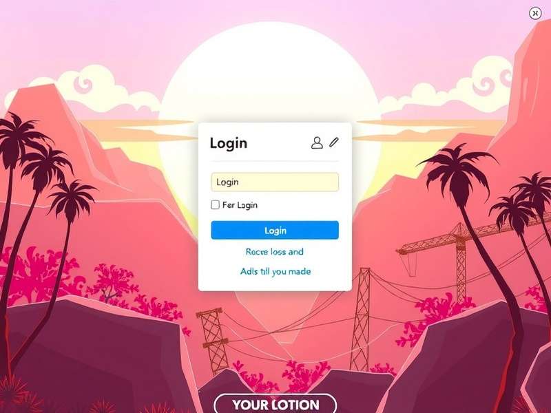 Imvu Login And Play interface on a modern laptop with virtual world characters