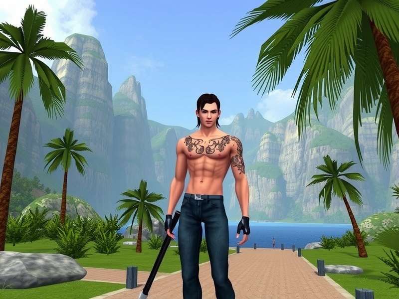 IMVU old version classic client interface running on Windows 11 PC